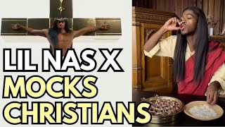 LIL NAS X DRESSES UP AS JESUS & MOCKS HIM IN NEW VIDEO