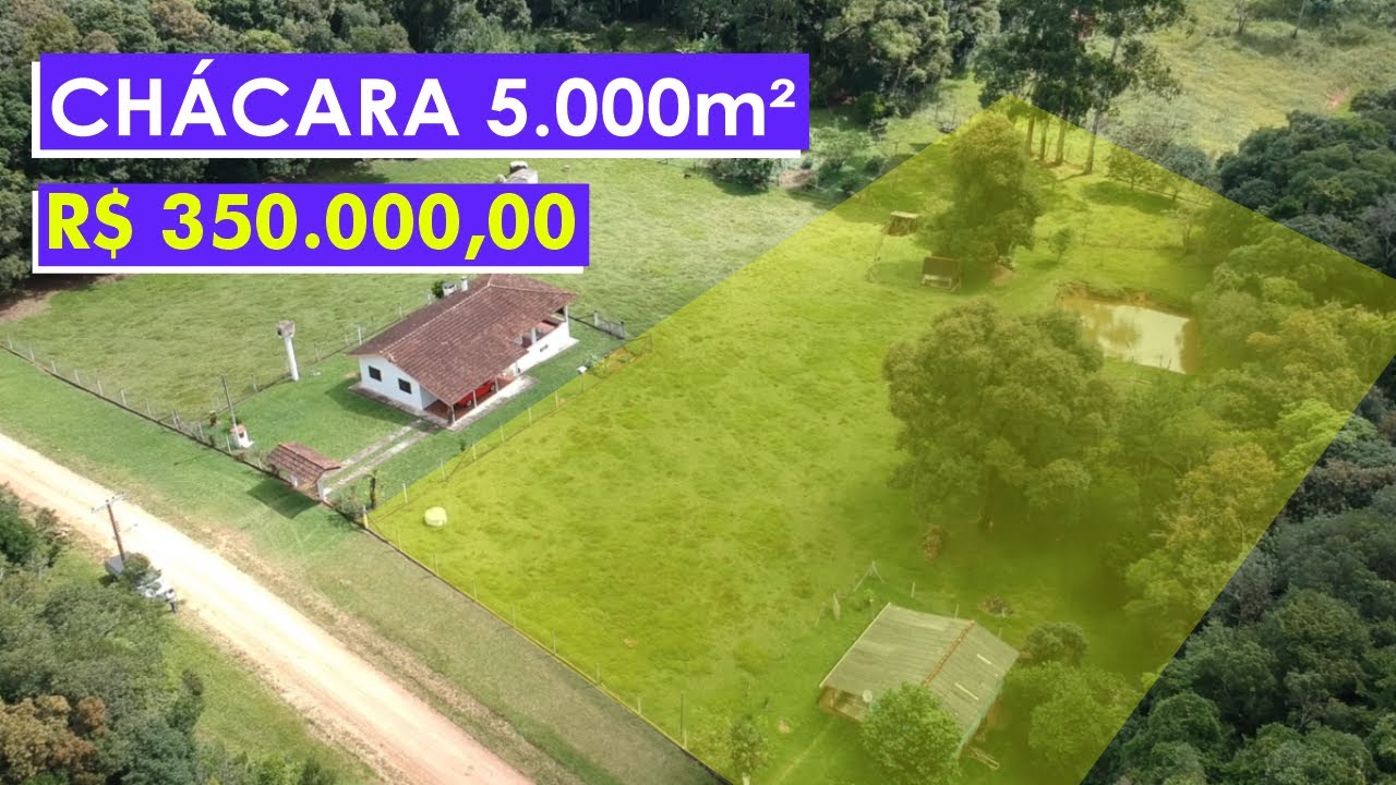 SJP13 | CHÁCARA 5.000m² COM CASA MADEIRA | TANQUE PEIXE | FRUTAS