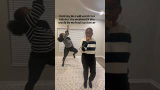 Babysitting turned into a whole concert 😂💃🏾 #stephaniemillschallenge #fyp #viral #KimandBri