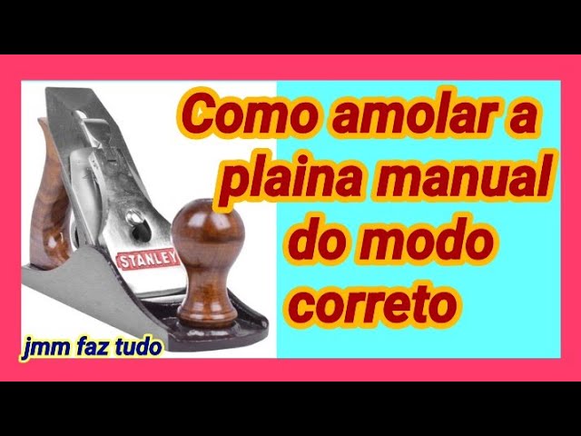 Plaina Block (plaininha) Sparta. Apresentação, Dicas e Ajustes 