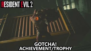 Resident Evil 2 - Gotcha Achievementtrophy - Using The Crane Only Once During 2 G Boss Fight