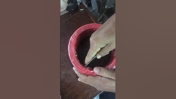 How to Unroll Electric Wire Without Tangles | Easy Intake Wire Opening Trick!