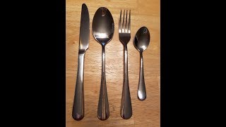 AMAZON's - TCCStar Stainless Steel Silverware Flatware Cutlery Set, 16 Pieces