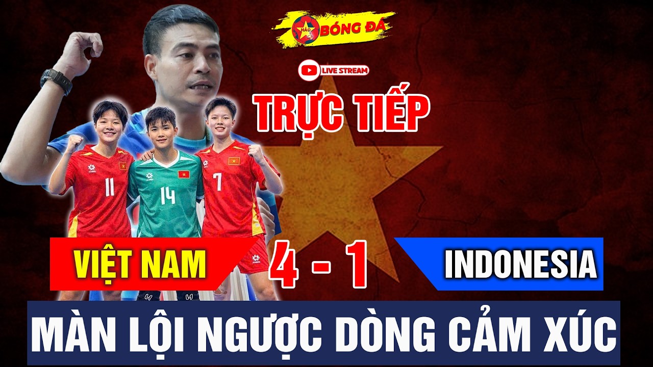 🔴FUTSAL NỮ VIỆT NAM LỘI NGƯỢC DÒNG TRƯỚC INDO ĐỂ GIÀNH HUY CHƯƠNG ĐỒNG TẠI VCK FUTSAL ĐNÁ 2026