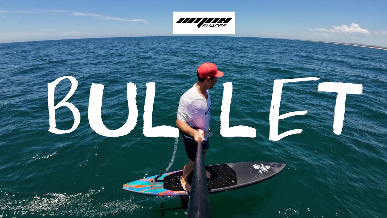 Most of you should Go Long: Downwind Foiling Amos Shapes Bullet