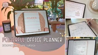 Undated Powerful Office Planner  SwipeThrough  Digital Planner // ChellyPlanners