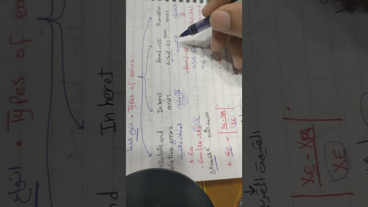 الجزء الاول شرح Numerical المحاضره الاولى 🤍🔥