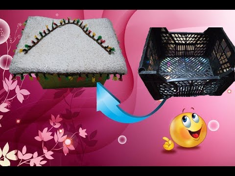 منظم جميل وسهل من صندوق الفاكهة البلاستيك