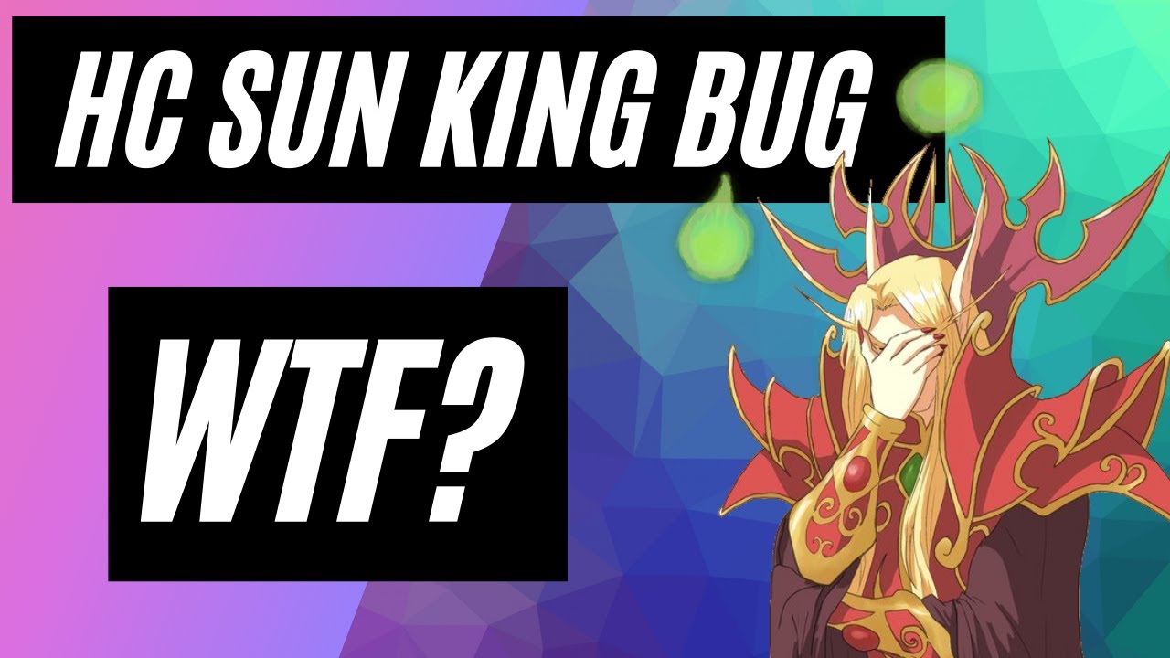 WoW Shadowlands - BUG prevents HC Sun King Kill