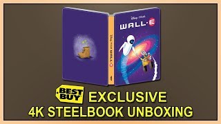Wall-E Best Buy Exclusive 4K2D Blu-Ray Steelbook Unboxing