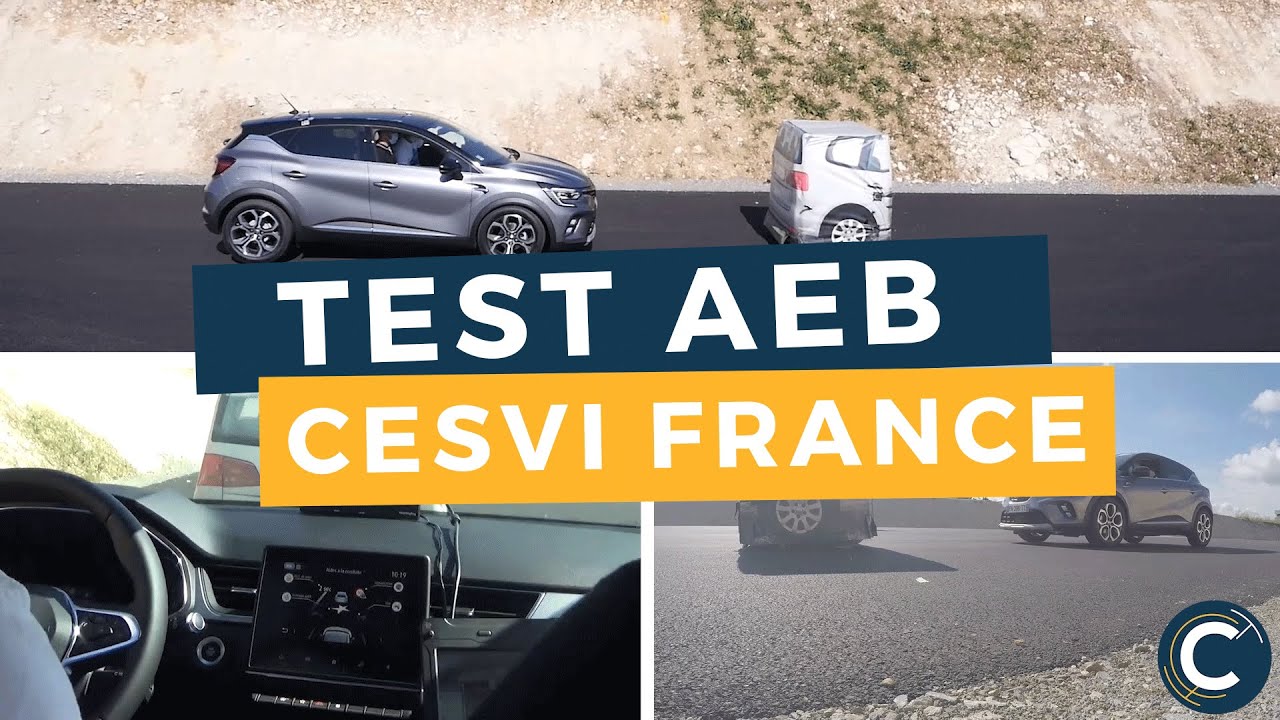 TEST AEB sur le RENAULT CAPTUR - Cesvi France