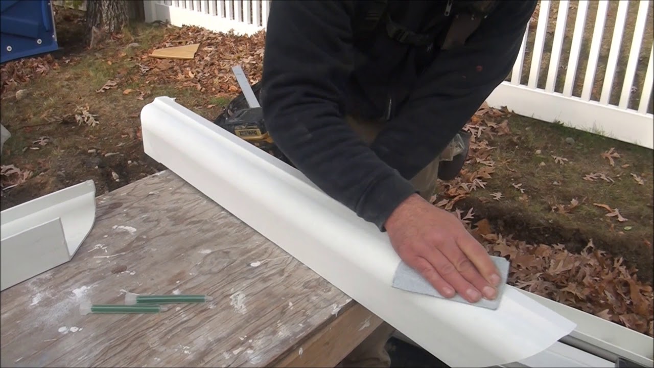 How to Paint Fiberglass Gutter YouTube