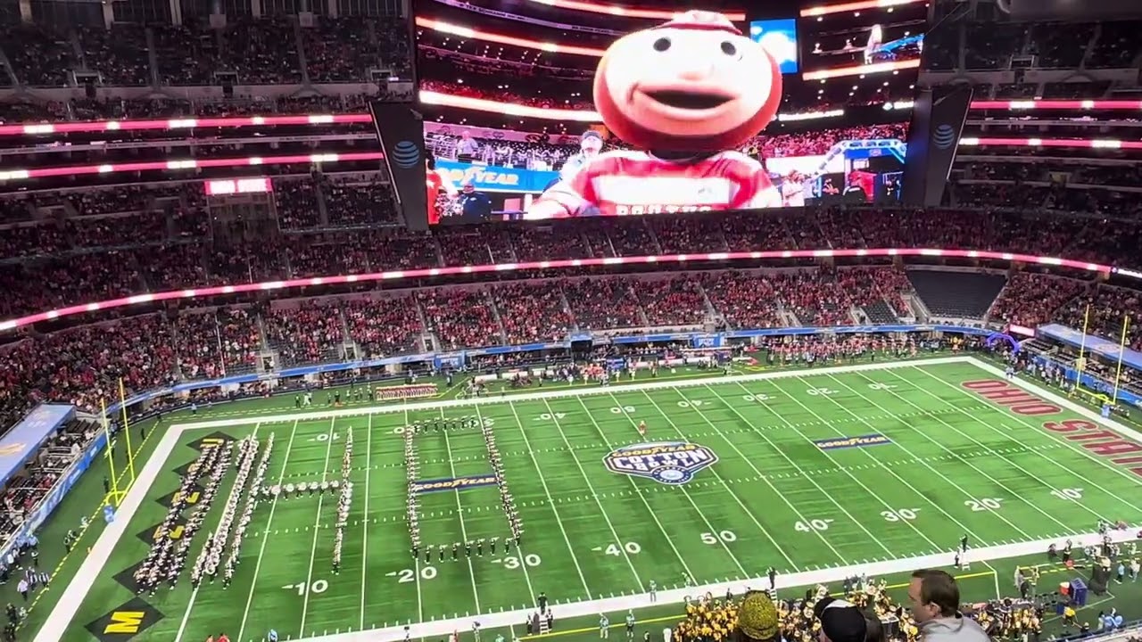 Marching MIZZOU / Ohio State pregame 88th Cotton Bowl