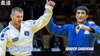 Ahadov Shakhram Uzb Vs Gjakova Akilkos - Final -73Kg -Abu Dhabi Grand Slam 2023-柔道