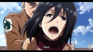 Mikasa screams Eren!!!!!!!