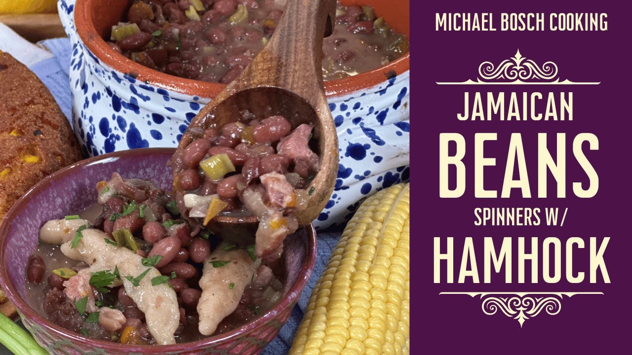 Jamaican Beans with Spinners and Ham Hock | Rich & Flavorful Caribbean Comfort Food