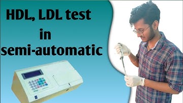 LIPID PROFILE || HDL ,LDL ..|| semi-automatic || erba chem 5 #pathology #biochemistry #cholesterol