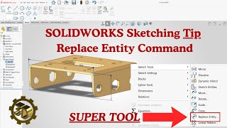 How to Use Replace Entity in a #solidworks  Sketch | Preserve References & Avoid Errors screenshot 5