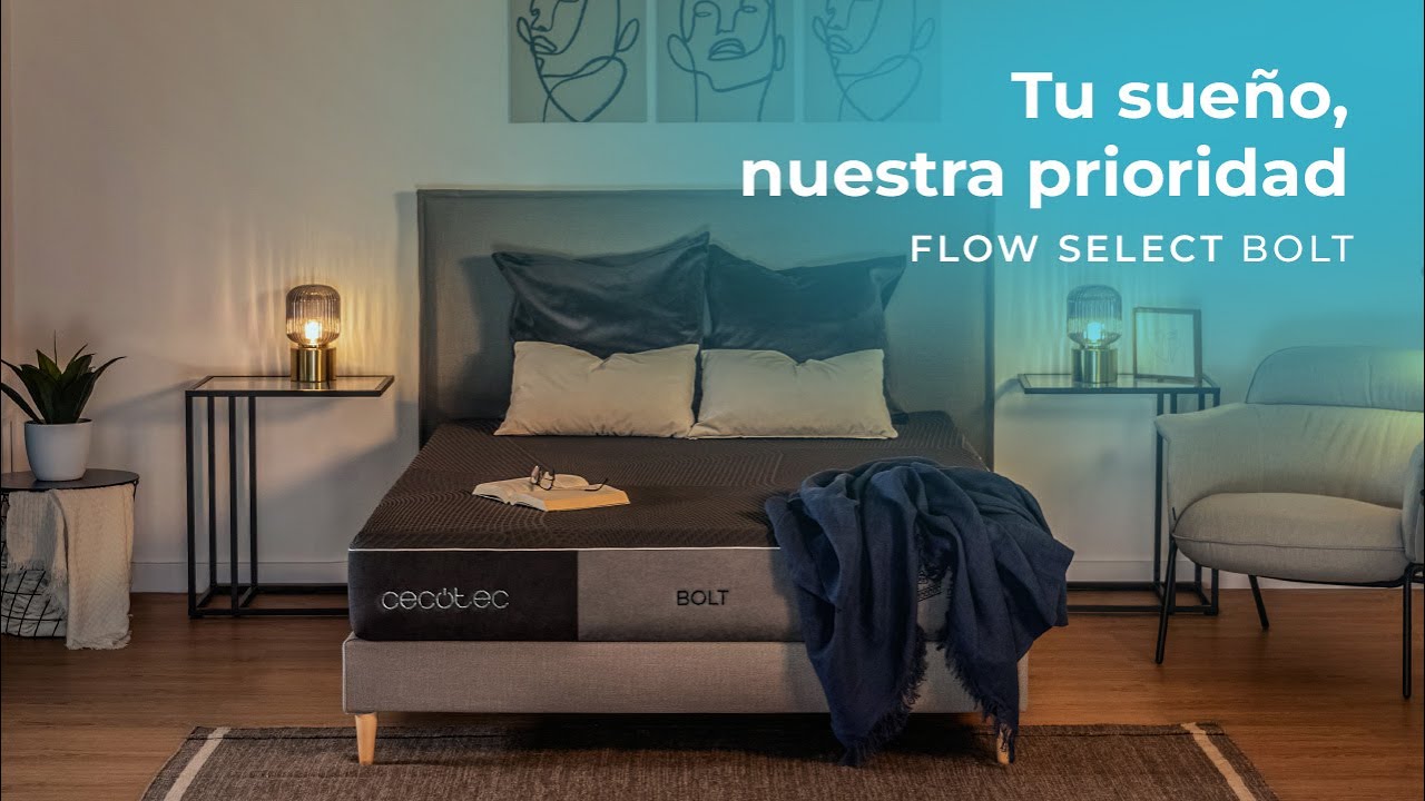 Colchón desenfundable híbrido multicapa Flow Select Bolt de muelle ensacado y espuma viscoelástica