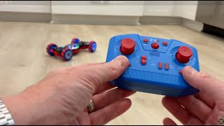 S-PIDER Remote Control Car Review | Gesture Sensing RC Stunt Car with Lights & Music