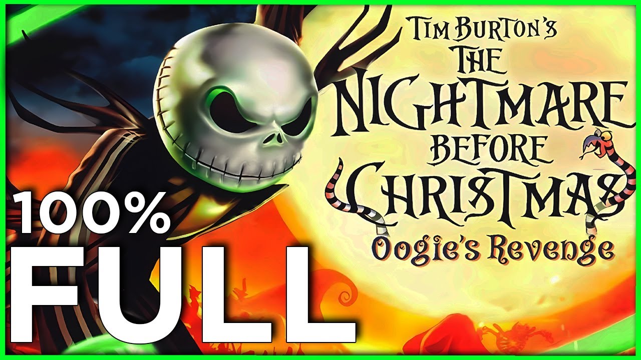 THE NIGHTMARE BEFORE CHRISTMAS OPERATION GAME 100% COMPLETE