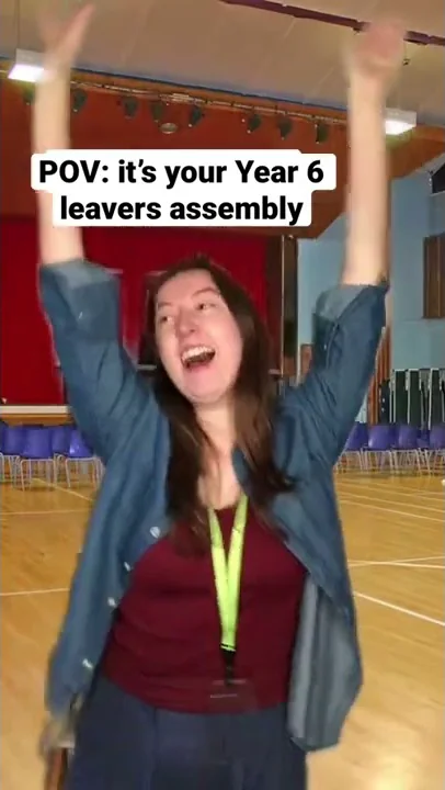 POV: Year 6 leavers assembly #shorts #relatable #schoolmemes #comedy #teacher #uk