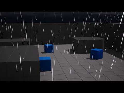 UnrealEngine5でNiagaraを使用してみた01 -雨-