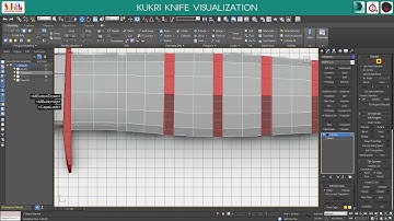 Kukri Knife Modeling (Part-2) in 3ds MAX l Kukri Visualization Part-02