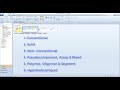 Search find and select components in Aspen plus