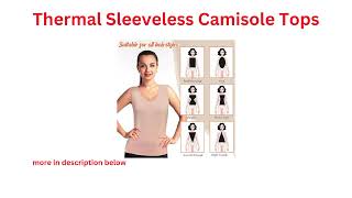 Thermal Sleeveless Camisole Tops