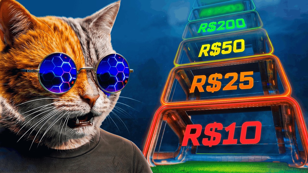 quanto MAIS ALTO O GOL, MAIS DINHEIRO EU GANHO no rocket league