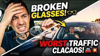 Vlog-283 part:2 Broken Glasses & Worst Road Traffic! 🤦‍♂️ | Friday Office Commute Vlog