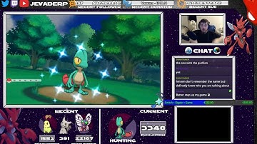 [LIVE] Shiny Treecko after 3348 Soft Resets on Omega Ruby!