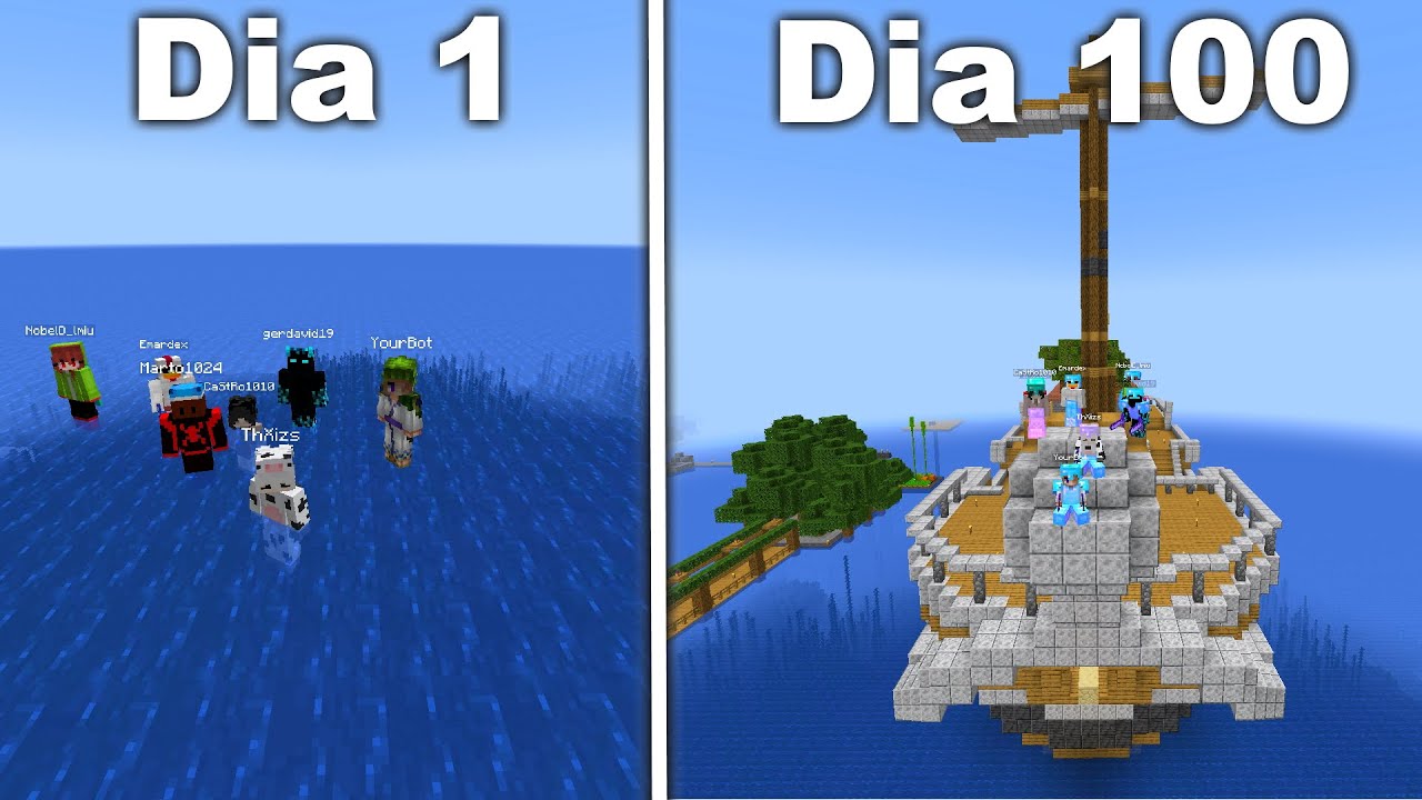 Obligo a mis Subs a Vivir 100 Días en el Oceano