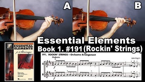 [Essential Elements Violin] Book 1. #191 Rockin