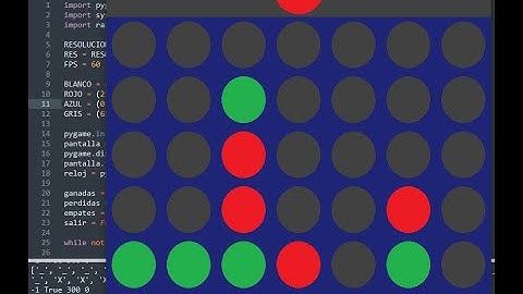 Juego 4 en Raya (conecta 4) pygame [Parte 1]