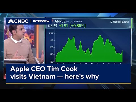 Apple CEO Tim Cook visits Vietnam — here&#39;s why