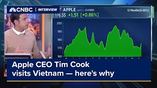 Apple CEO Tim Cook visits Vietnam — here's why