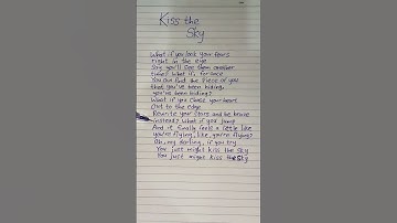 Thumbnail of Kiss the sky lyrics song by Maren Morris  Wild robot movie song #wildrobot