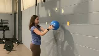 Standing ball to wall clock reach