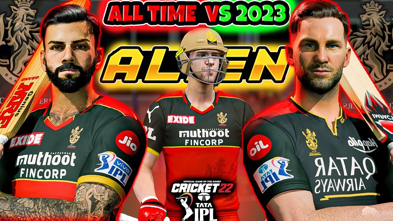 ALIEN👽 De Villiers Smashing Bowlers🏏 | RCB All Time⭐vs RCB 2023 Cricket ...