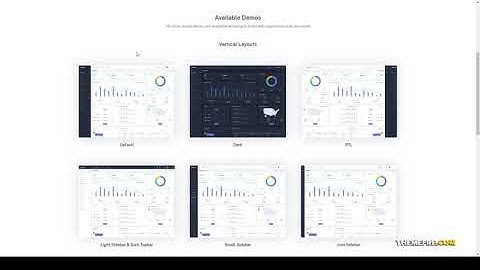 Nazox - Django Admin and Dashboard Template admin template ui Website Builder