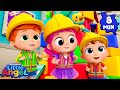 Building the Tallest Toy Tower!🧸 | Little Angel | Dance Party Songs 2025 🎤 Sing and Dance Along 🎶