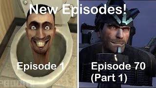 skibidi toilet - 1 - 70 (Part 1) (All episodes) 4k + Fixed audios