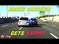 HONDA TRIES TO BRAKE CHECK DRIVER, BUT INSTEAD HITS ANOTHER CAR