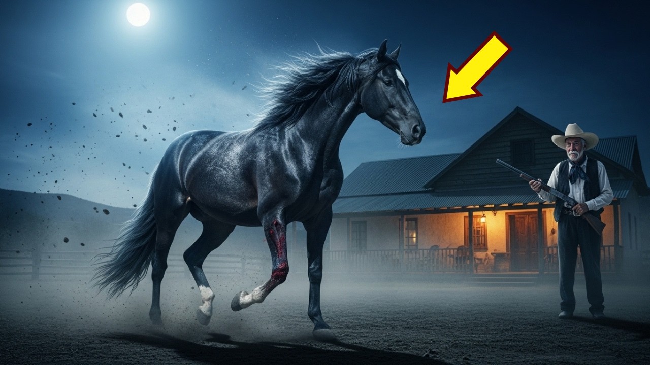 El Caballo Salvaje Llegó Cojeando al Rancho — Lo Que Cargaba Cambió Todo