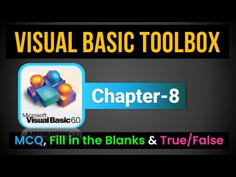 Class-8 Ch8 | Visual Basic Toolbox