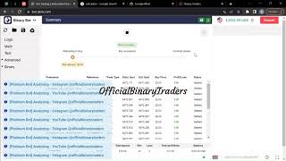 [ BOT PLATINUM BINARY ] NO LOSS REAL ACCOUNT