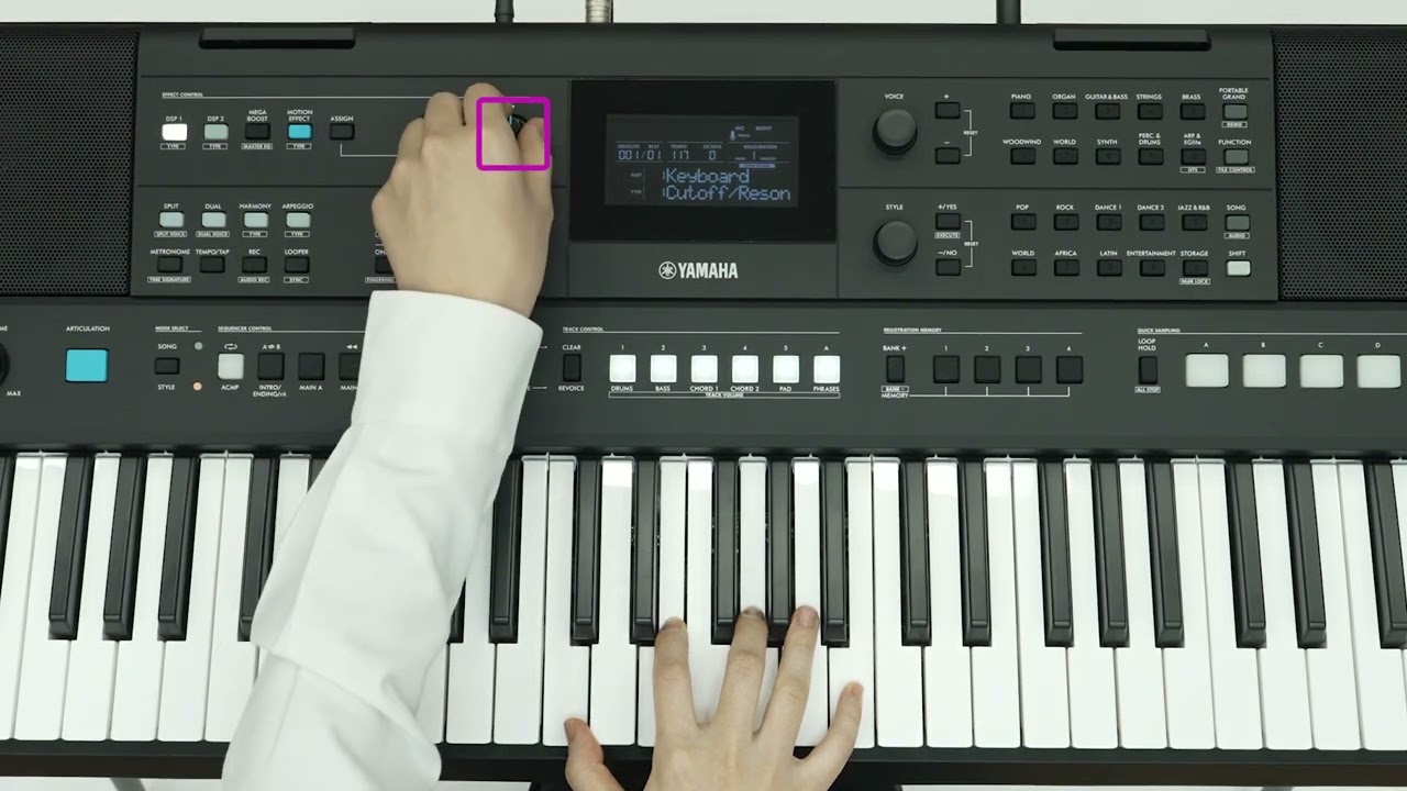 Yamaha PSR-E583/E483 | Tutorial Video 04. Using the Knobs
