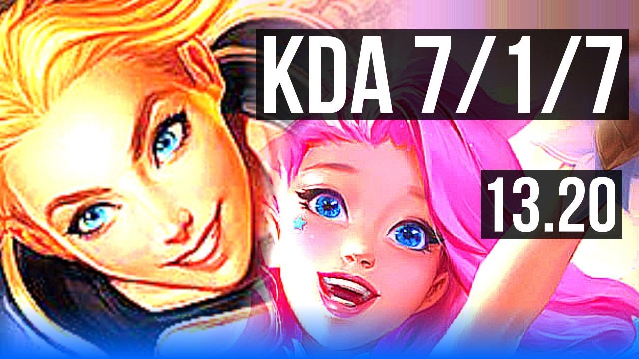 LUX vs SERAPHINE (MID) | 7/1/7, 1.6M mastery, 300+ games | BR Diamond | 13.20